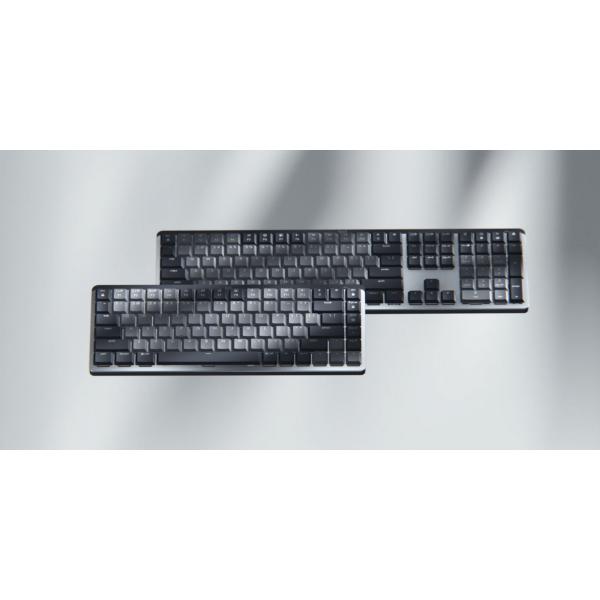 Logitech 920-010757 tastiera Ufficio RF senza fili + Bluetooth QWERTY US International Grafite, Grigio (MX MECHANICAL WRLS ILLUM. KEYB - - GRAPHITE - US INTL - EMEA) - Versione Tedesca