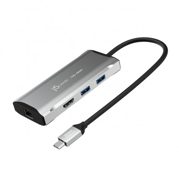 j5create JCD392-N Docking station da viaggio 4K60 Elite USB-C® 10 Gbps (4K60 ELITE USB-C 10GBPS TRAVEL - DOCK)