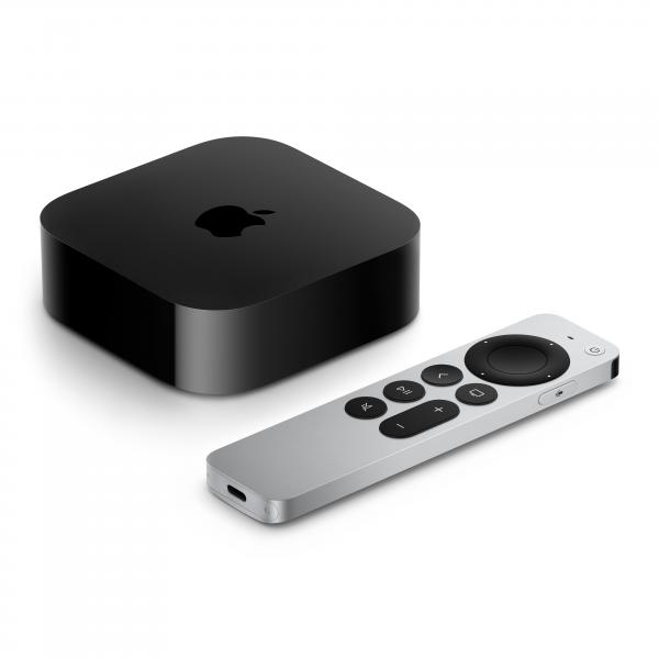 Apple TV 4K Nero, Argento 4K Ultra HD 128 GB Wi-Fi Collegamento ethernet LAN (APPLE TV 4K WIFI ETHERNET 128GB)
