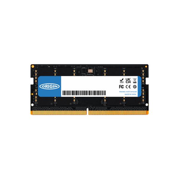 Origin Storage KVR48S40BS6K2-16-OS memoria 16 GB 2 x 8 GB DDR5 4800 MHz (Origin Storage 16GB DDR5 5600MHz SODIMM 1Rx8 Non-ECC 1.1V [Kit of 2])