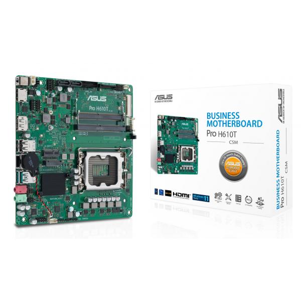 ASUS PRO H610T-CSM Intel H610 LGA 1700 mini ITX (ASUS H610T-CSM - bundkort - LGA1700 so)