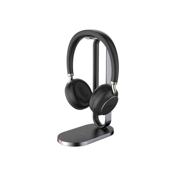 Yealink BH76 Auricolare Wireless Portatile Musica e Chiamate USB tipo-C Bluetooth Base di ricarica Nero (Bluetooth Headset - BH76 with - Charging Stand UC - Warranty: 24M)