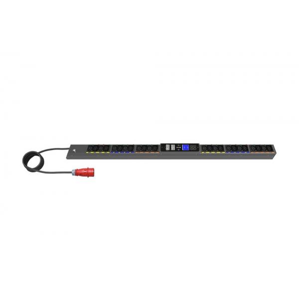 Eaton EVSWF316A unità di distribuzione dell'energia [PDU] 24 presa[e] AC 22.5U Nero (PDU G4 SW 0U 309 16A 3P 12XC13 - 12XC39)