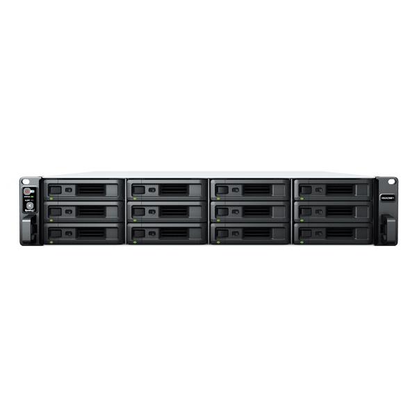Synology RackStation RS2423RP+ NAS Armadio [2U] Ryzen Embedded V1780B 8 GB DDR4 192 TB HDD DiskStation Manager Nero (Synology RS2423RP+/192TB SATA)