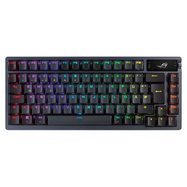 ASUS ROG Azoth tastiera Gaming USB + RF Wireless + Bluetooth QWERTY Nero (ASUS ROG Azoth - tastatur)