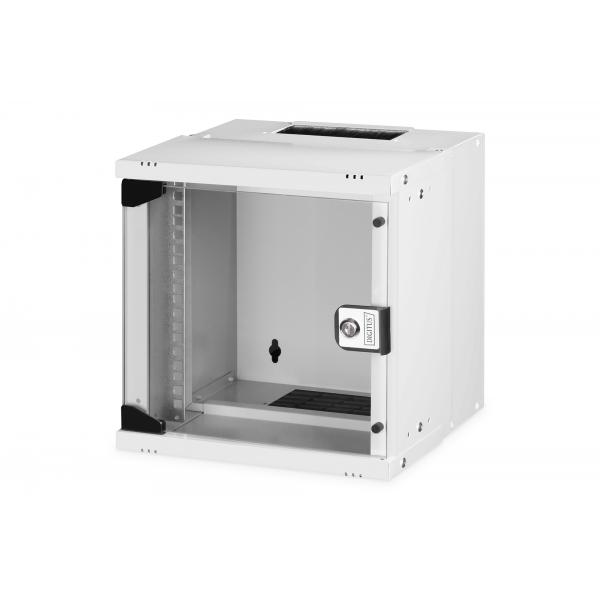 Digitus Contenitore SOHO PRO per montaggio a parete - 254 mm [10] - 315x300 mm [LxP] (6HE SOHO PRO WALLMOUNT CAB GREY - 10INSOHO PRO 325X315X300MM GREY)