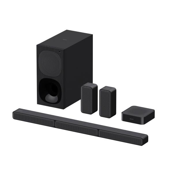 Sony HT S40R – Soundbar TV a 5.1 canali, dolby Digital, con autoparlanti posteriori wireless [Nero] (Sony HT-S40R - lydbarsystem - til hjem)