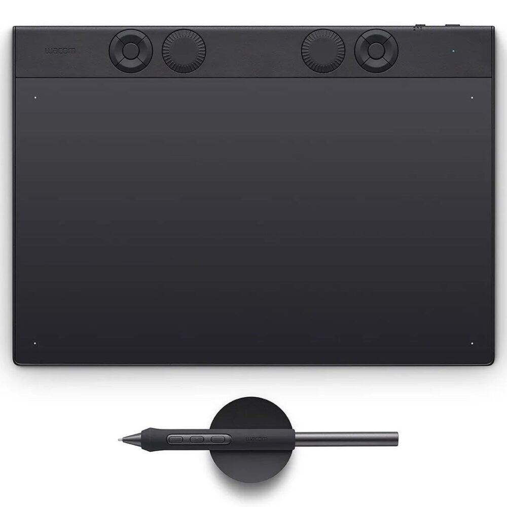 Wacom Intuos Pro Medium – 2025 tavoletta grafica Nero 263 x 148 mm USB/Bluetooth (WACOM Tablet Intous Pro Medium [2025])