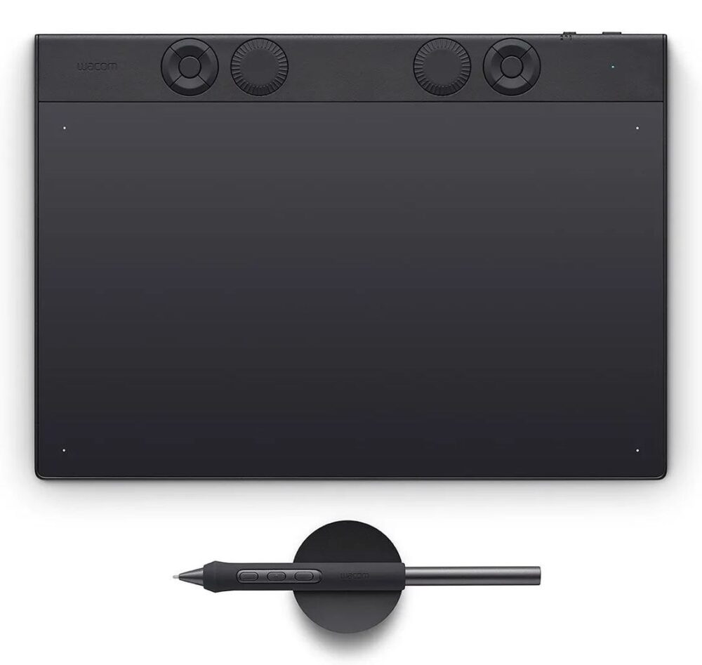 Wacom Intuos Pro Medium – 2025 tavoletta grafica Nero 263 x 148 mm USB/Bluetooth (Wacom Intuos Pro pen tablet medium PTK670K0B)