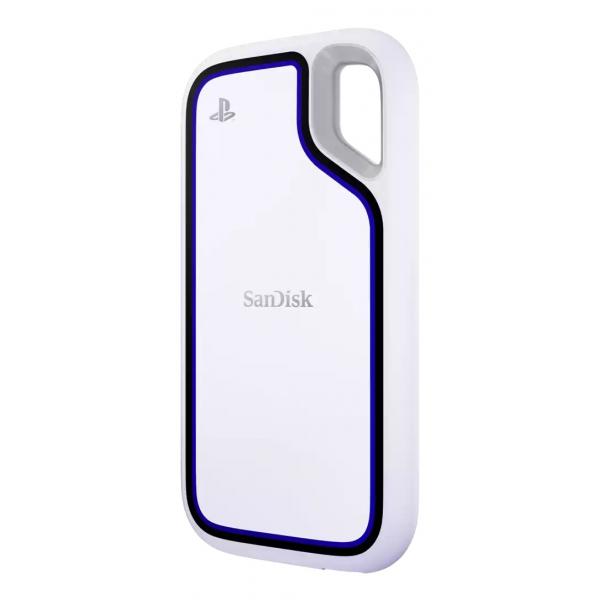 SanDisk SDSSDE62P-2T00-G25 unità esterna a stato solido 2 TB USB tipo-C 3.2 Gen 2 [3.1 Gen 2] Bianco (SANDISK Extreme 2TB Portable SSD for P)