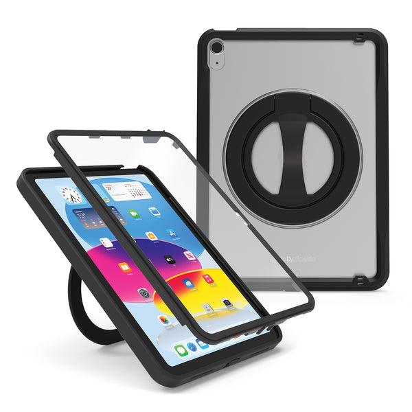 Pipetto X-Case 27,7 cm [10.9] Cover Nero, Trasparente (Pipetto iPad 10.9 [10:th gen] X-Case)
