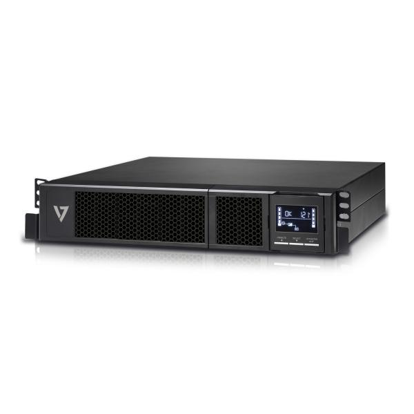 V7 UPS da 3000 VA montaggio rack 2U (3000VA UPS RACK MOUNT 2U LCD - 8XIEC C1 - 1XIEC C19 - 230V ECO)