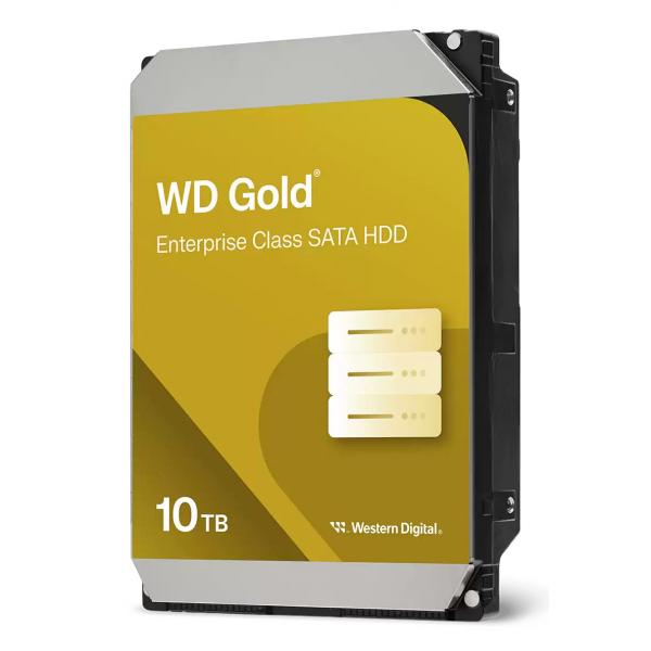 Western Digital Gold WD103KRYZ disco rigido interno 10 TB 7200 Giri/min 512 MB 3.5" Serial ATA III