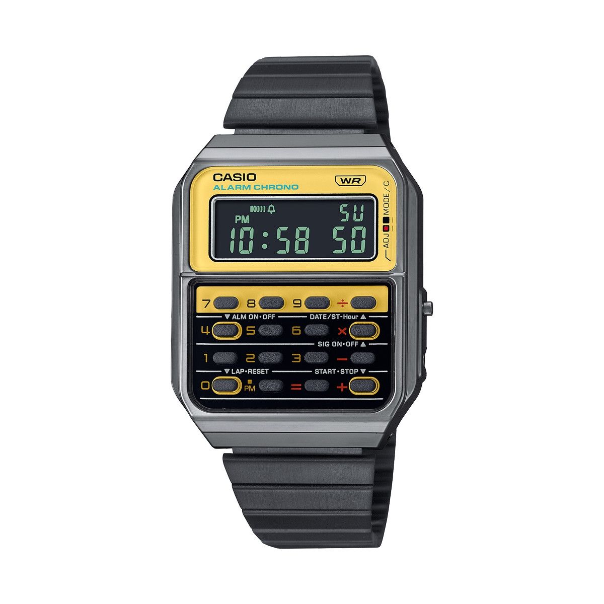 CASIO VINTAGE Mod. CALCULATOR EDGY COLLECTION - YELLOW ***SPECIAL PRICE***