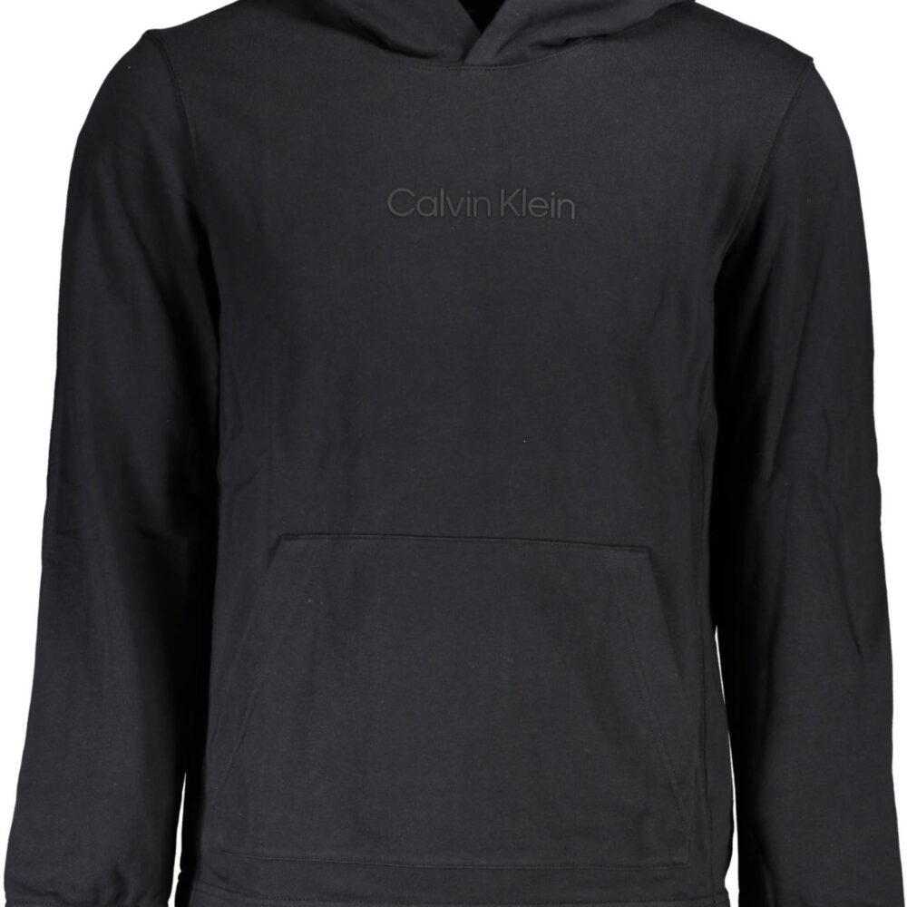CALVIN KLEIN FELPA SENZA ZIP UOMO NERO