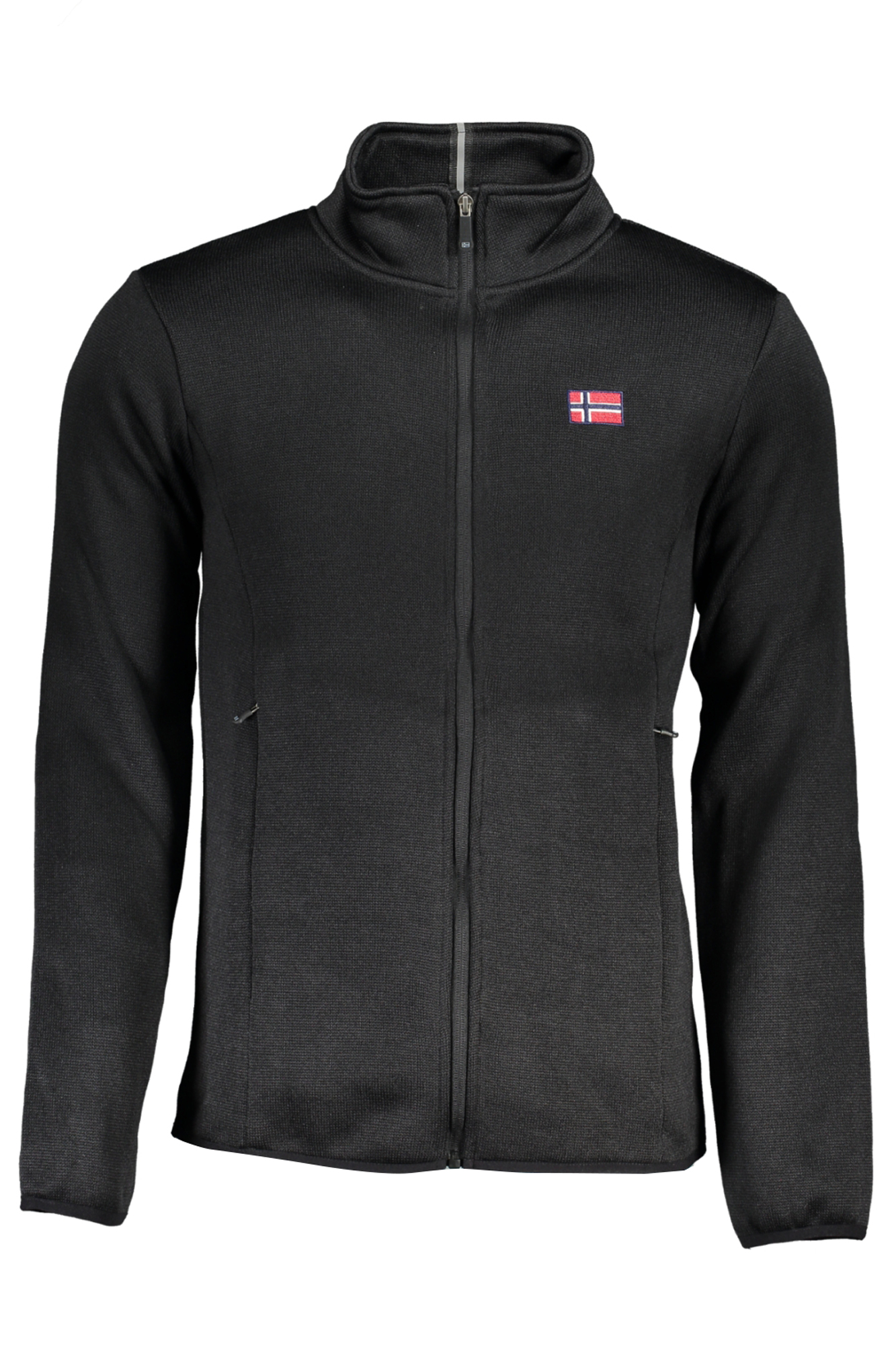 NORWAY 1963 FELPA CON ZIP UOMO NERO