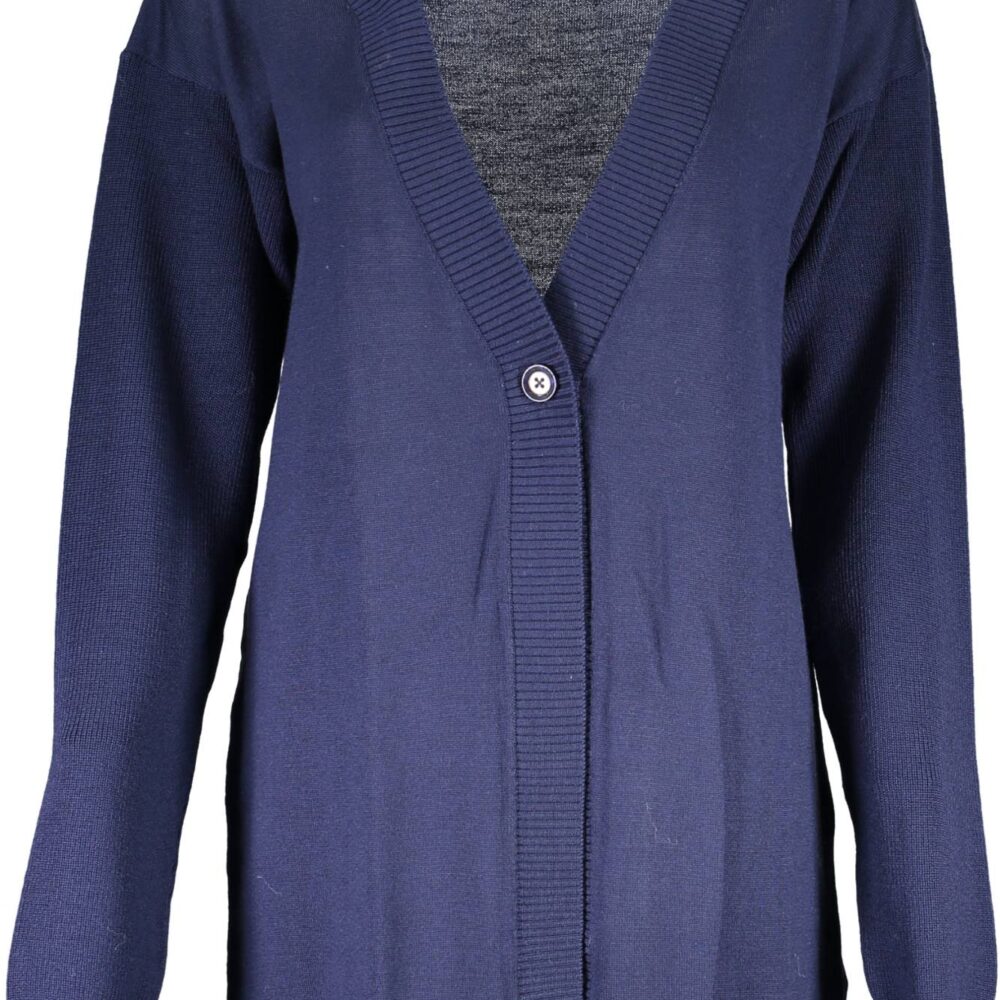 GANT CARDIGAN DONNA BLU