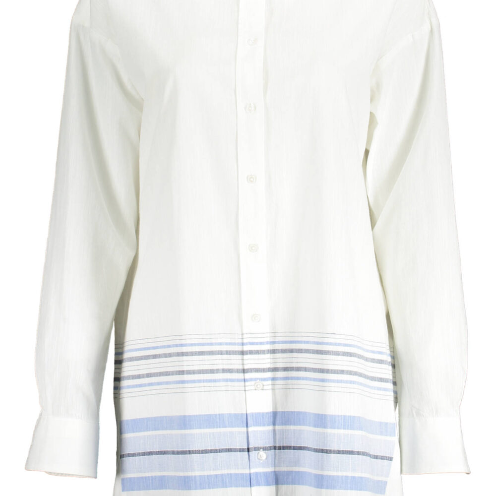 GANT CAMICIA MANICHE LUNGHE DONNA BIANCO