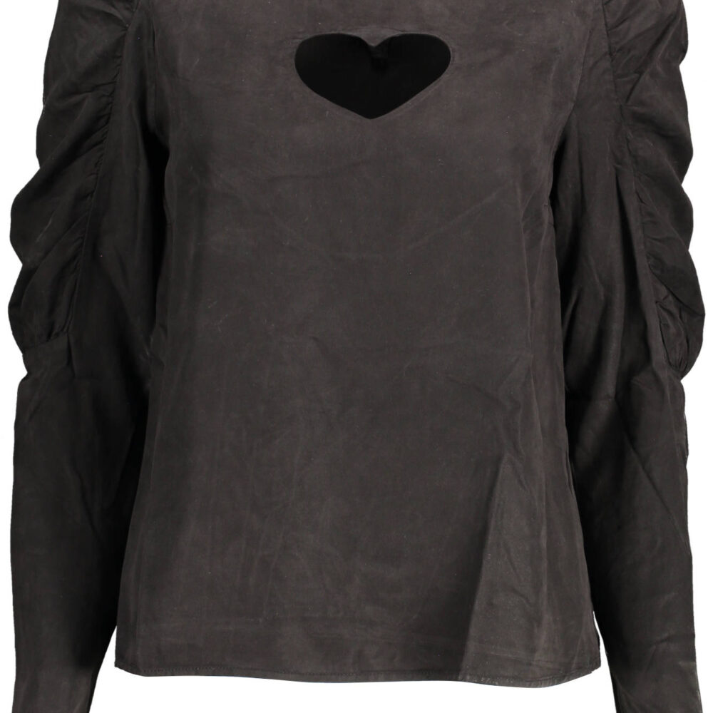 DESIGUAL CAMICIA MANICHE LUNGHE DONNA NERO