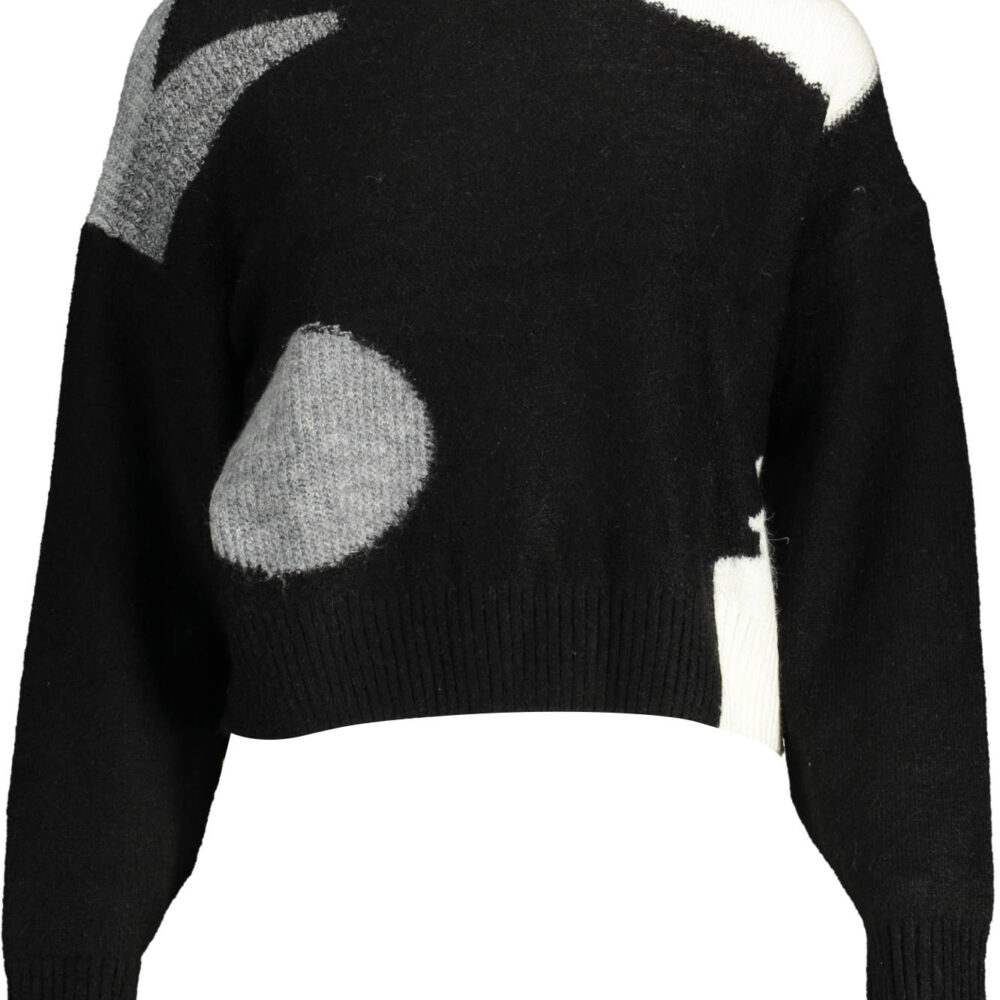 DESIGUAL MAGLIA DONNA NERO