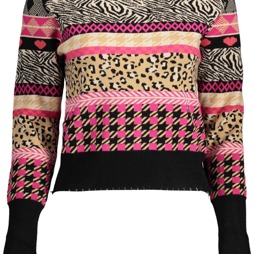 DESIGUAL MAGLIA DONNA NERO
