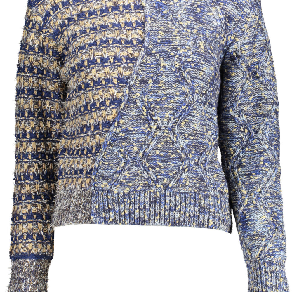 DESIGUAL MAGLIA DONNA BLU