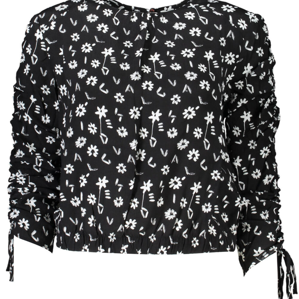DESIGUAL CAMICIA MANICHE LUNGHE DONNA NERO