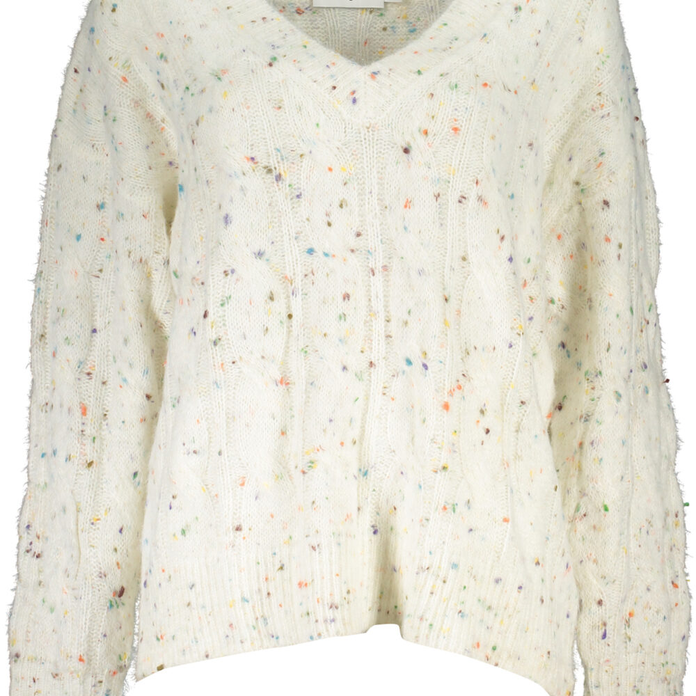 DESIGUAL MAGLIONE DONNA BIANCO