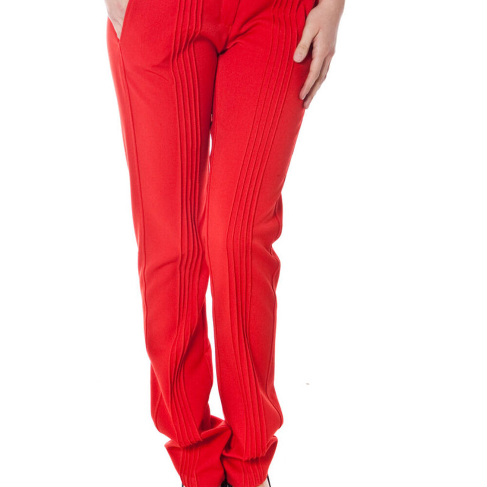 DENNY ROSE PANTALONE DONNA ROSSO