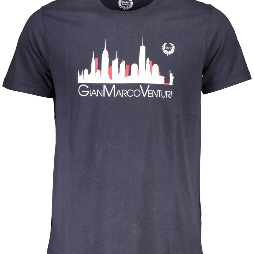 GIAN MARCO VENTURI T-SHIRT MANICHE CORTE UOMO BLU