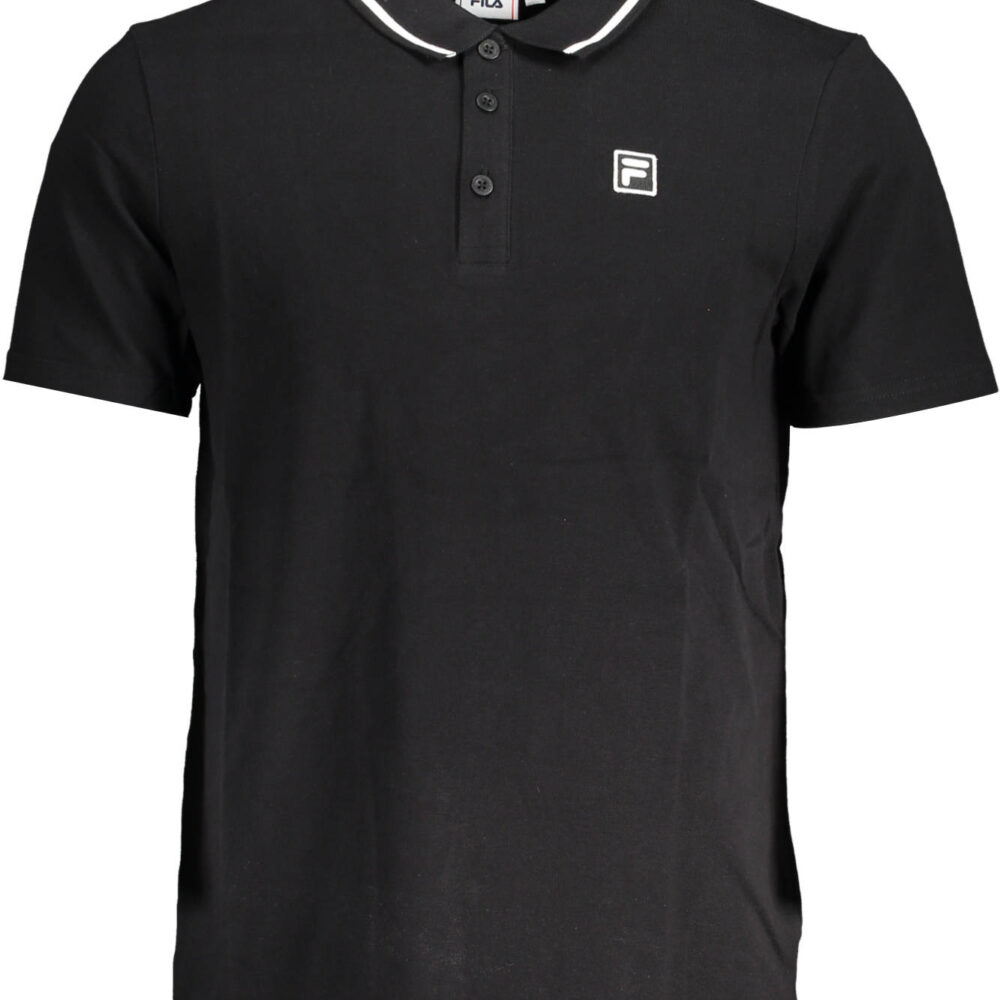 FILA POLO MANICHE CORTE UOMO NERO