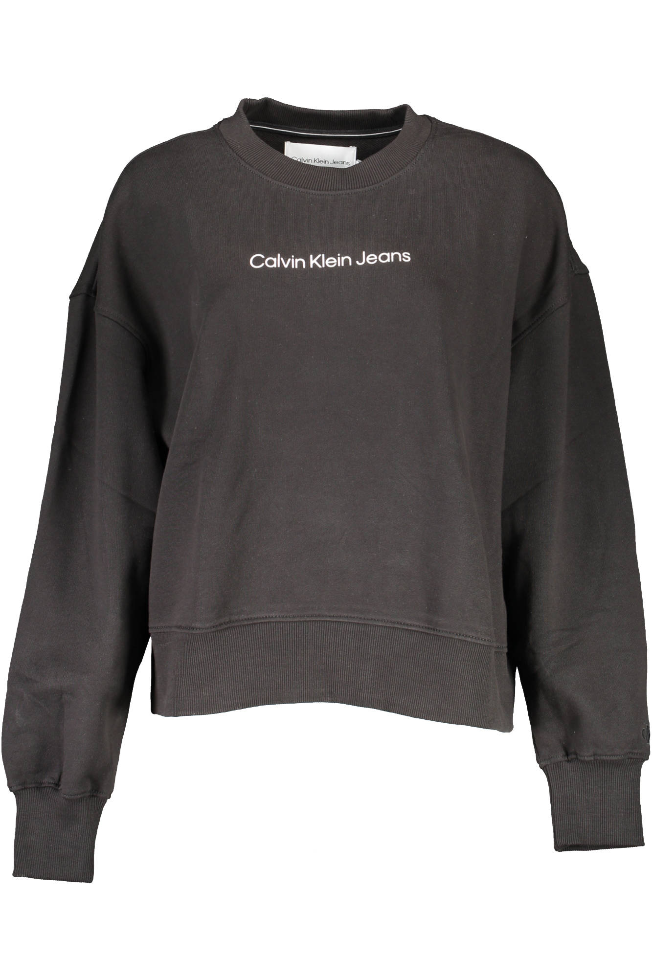 CALVIN KLEIN FELPA SENZA ZIP DONNA NERO