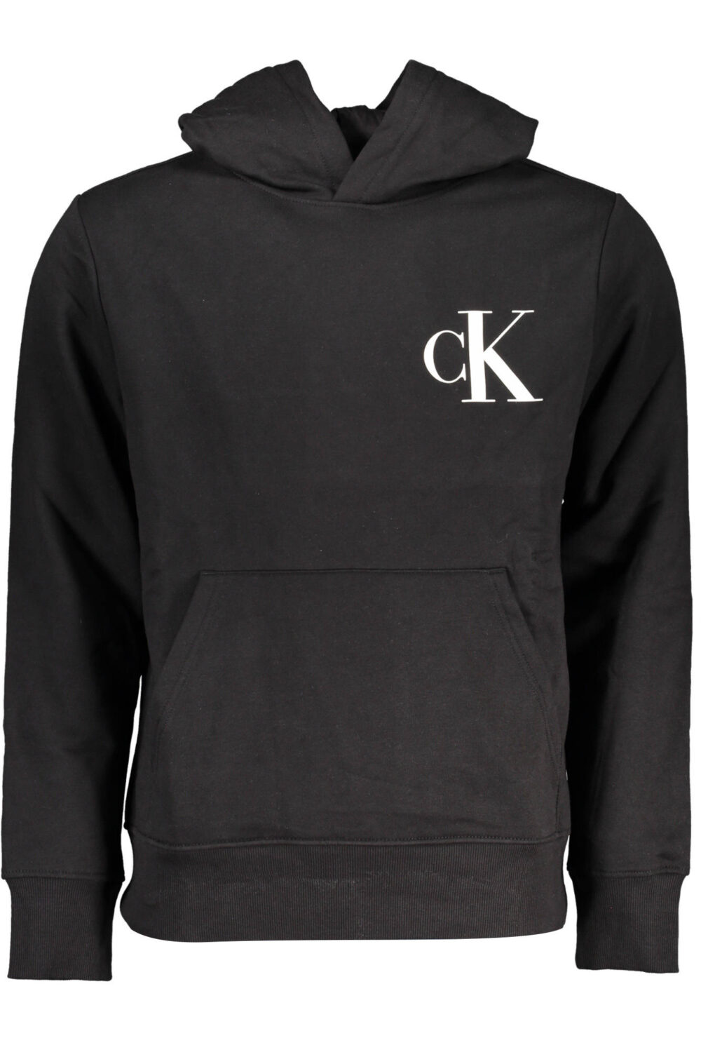 CALVIN KLEIN FELPA SENZA ZIP UOMO NERO