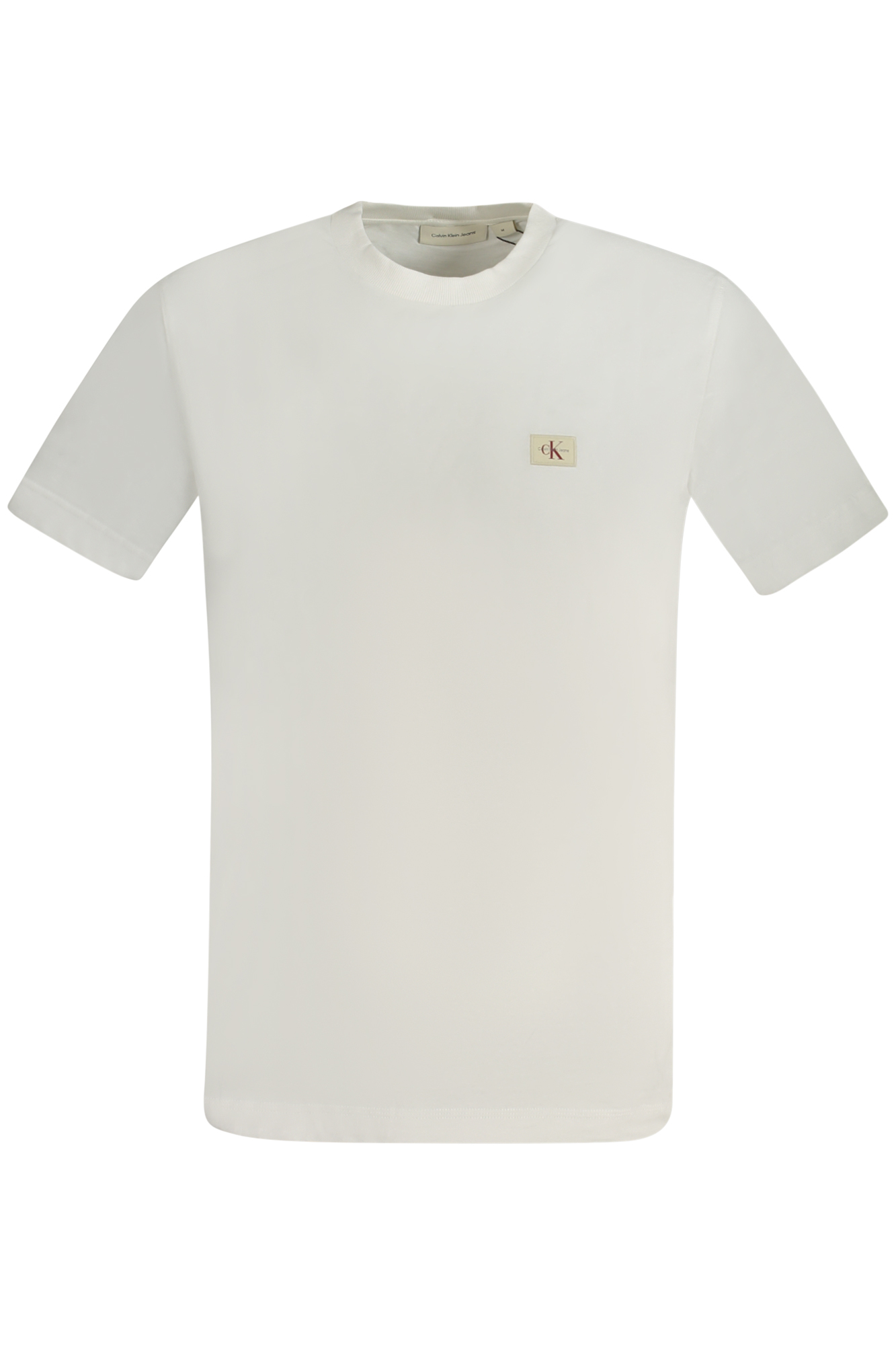 CALVIN KLEIN T-SHIRT MANICHE CORTE UOMO BIANCO
