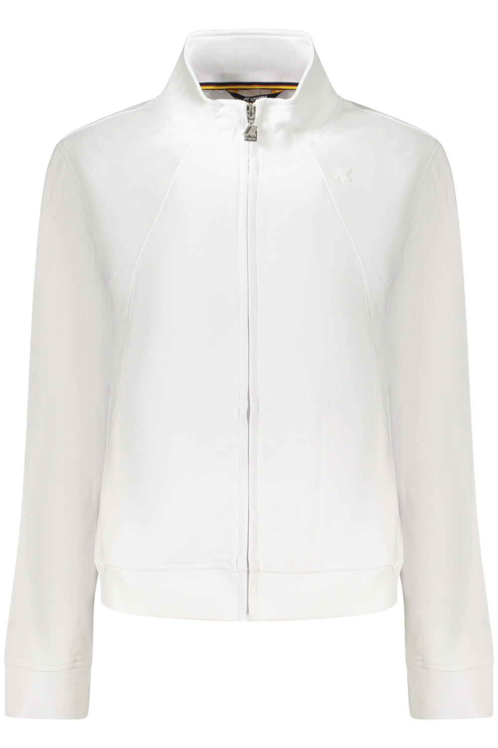 K-WAY FELPA CON ZIP DONNA BIANCO