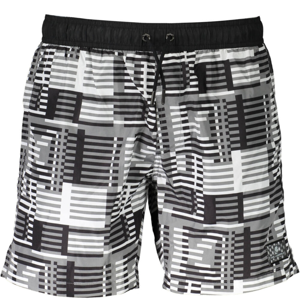 KARL LAGERFELD BEACHWEAR COSTUME PARTE SOTTO UOMO NERO