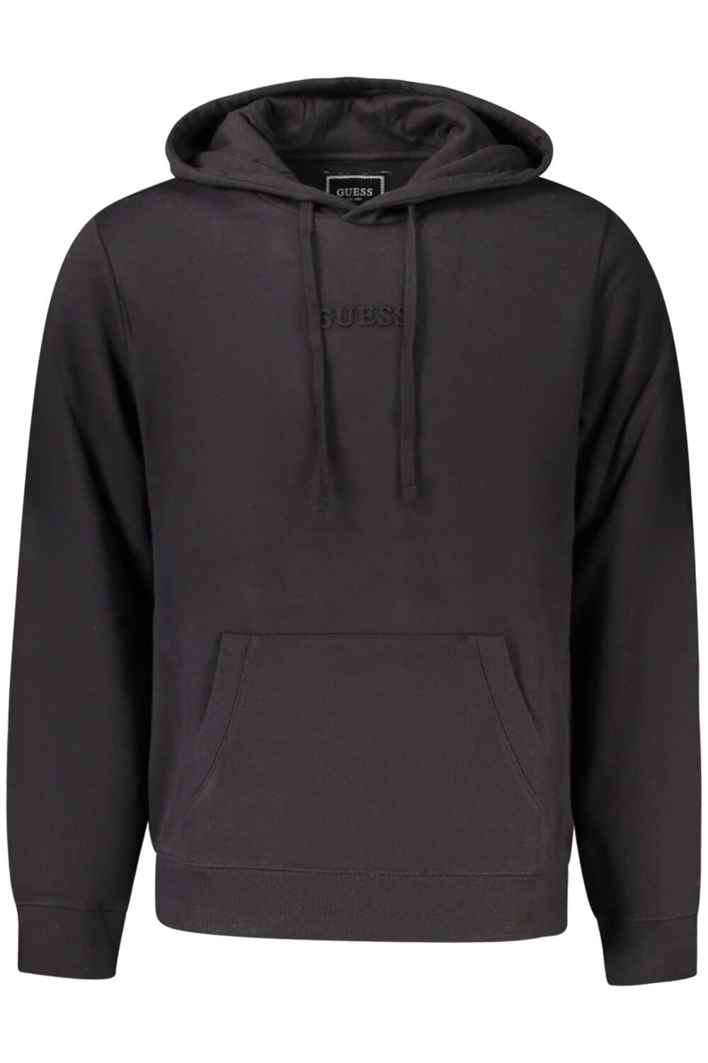 GUESS JEANS FELPA SENZA ZIP UOMO NERO