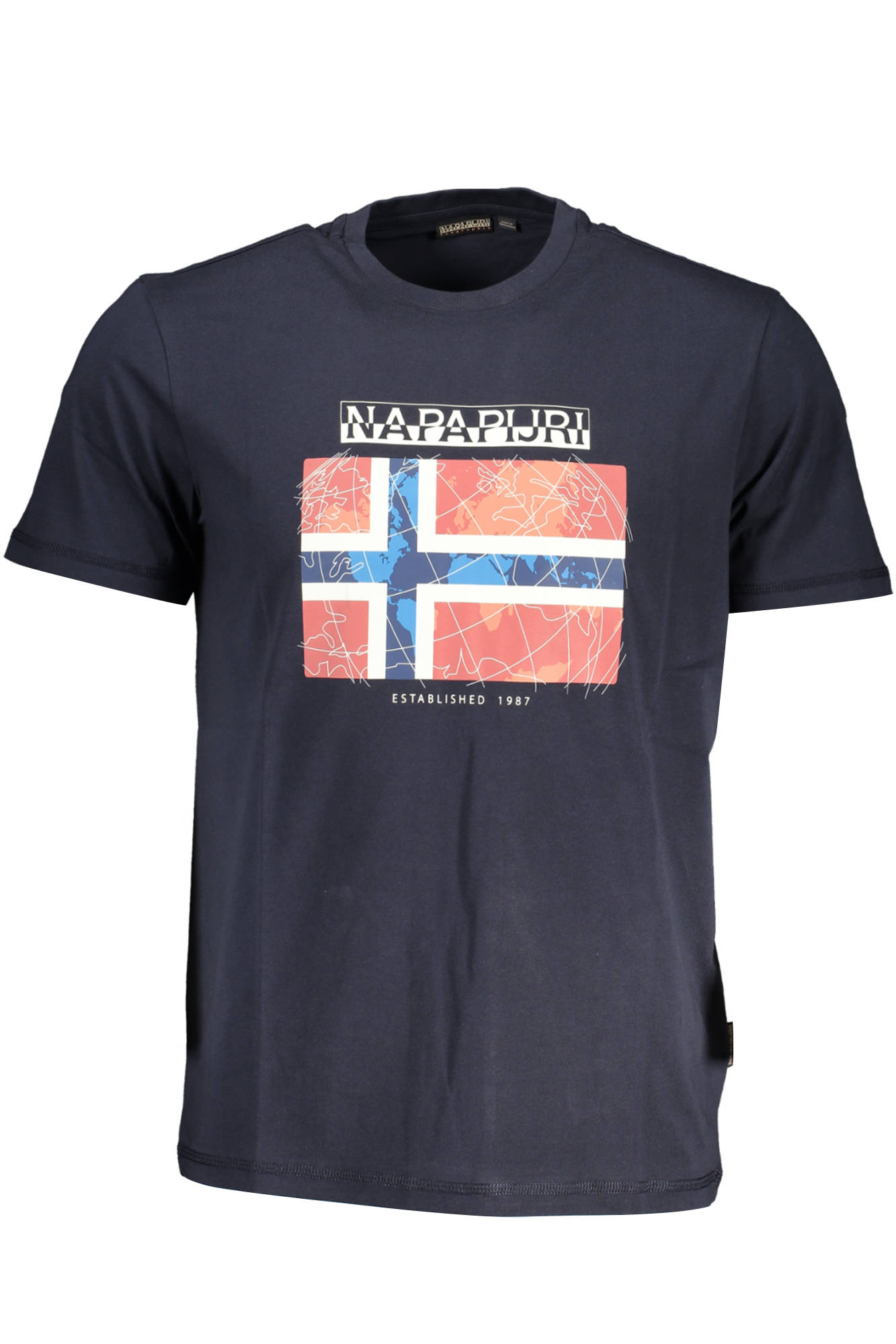 NAPAPIJRI T-SHIRT MANICHE CORTE UOMO BLU