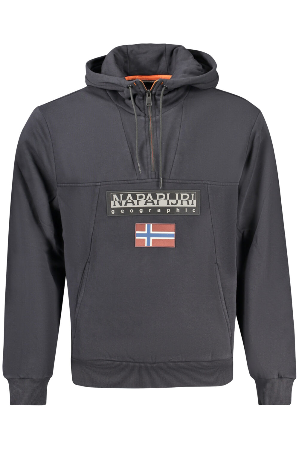 NAPAPIJRI FELPA SENZA ZIP UOMO NERO
