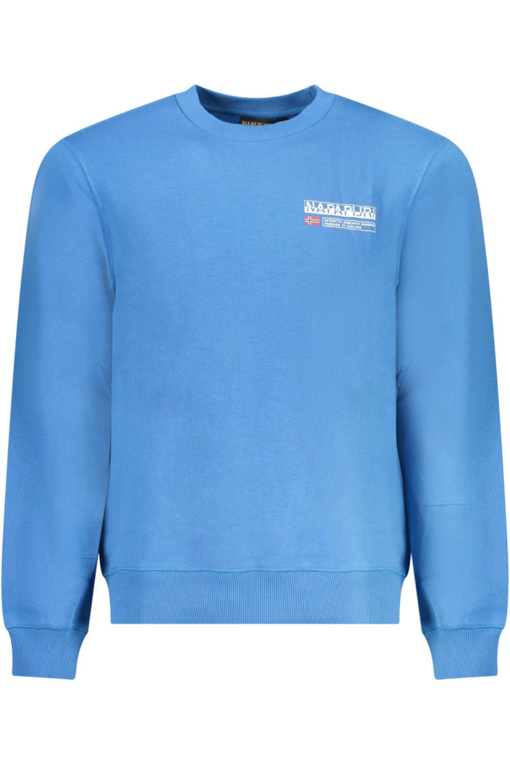 NAPAPIJRI FELPA SENZA ZIP UOMO AZZURRO
