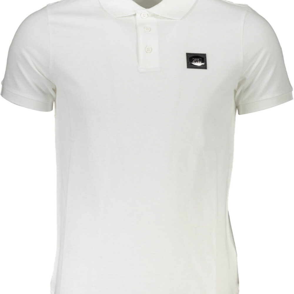 CAVALLI CLASS POLO MANICHE CORTE UOMO BIANCO