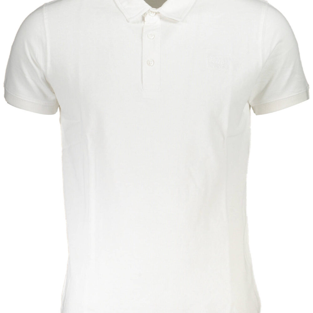 CAVALLI CLASS POLO MANICHE CORTE UOMO BIANCO