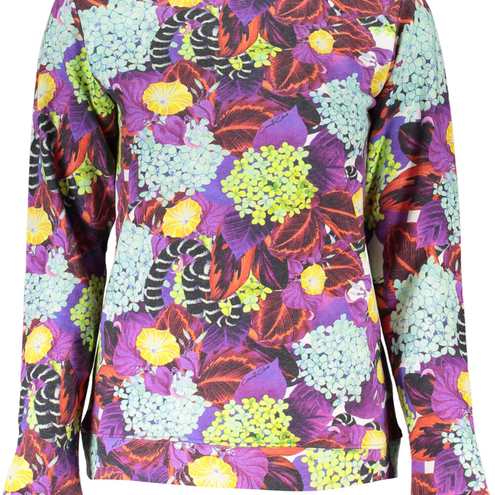 CAVALLI CLASS FELPA SENZA ZIP DONNA VIOLA