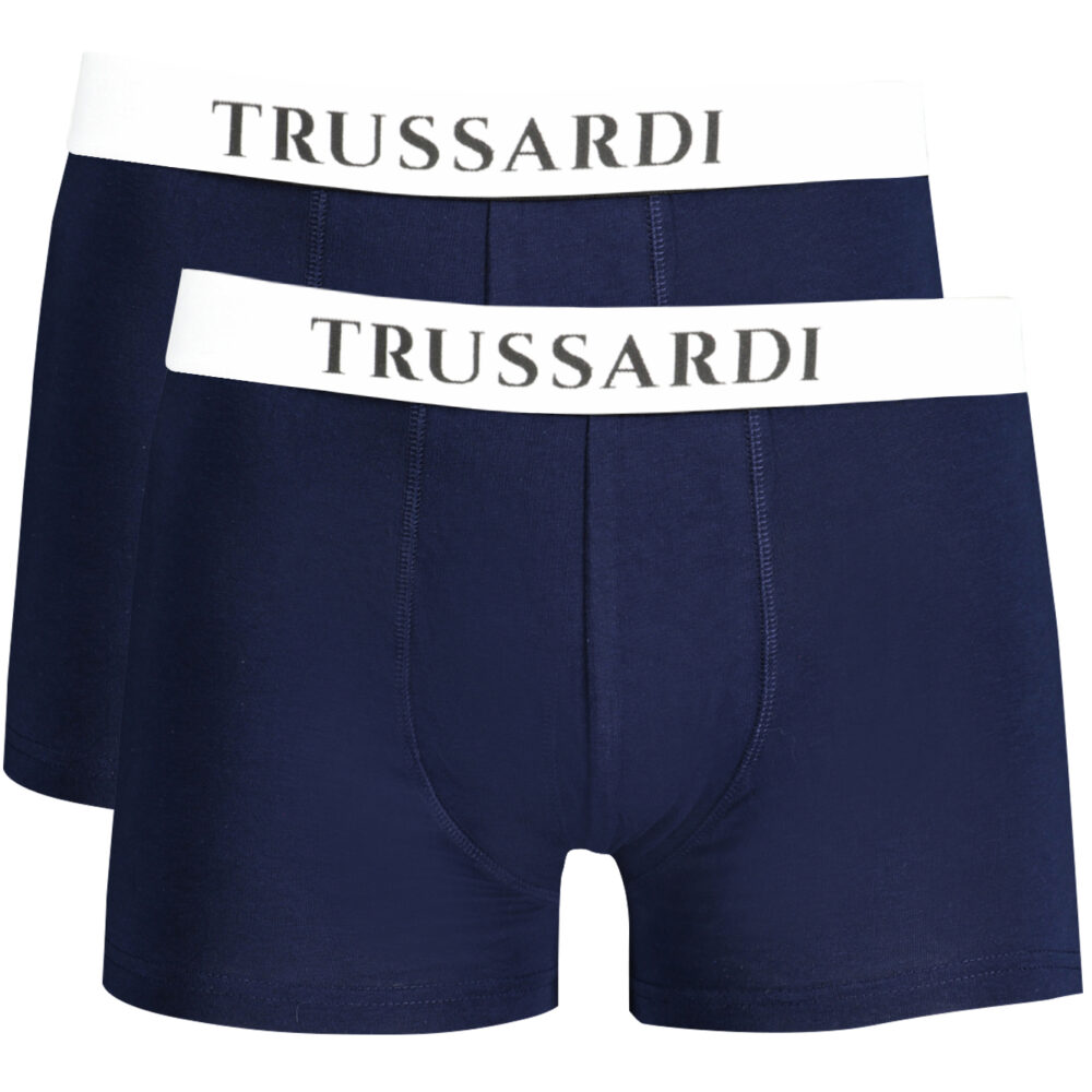 TRUSSARDI BOXER UOMO BLU