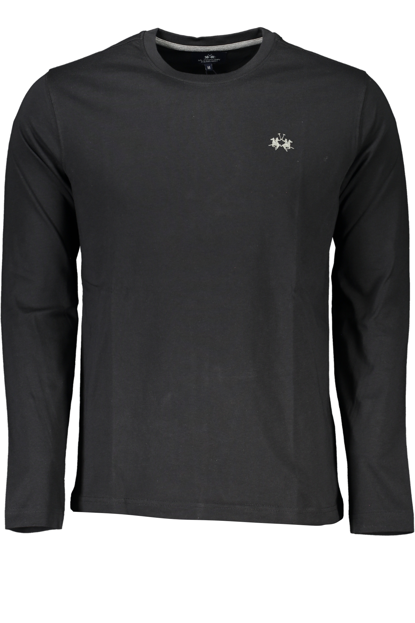 LA MARTINA T-SHIRT MANICHE LUNGHE UOMO NERO