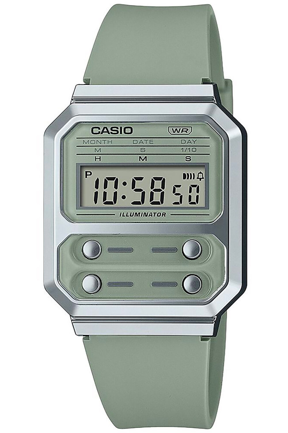 Casio A100WE Unisex Verde 141559