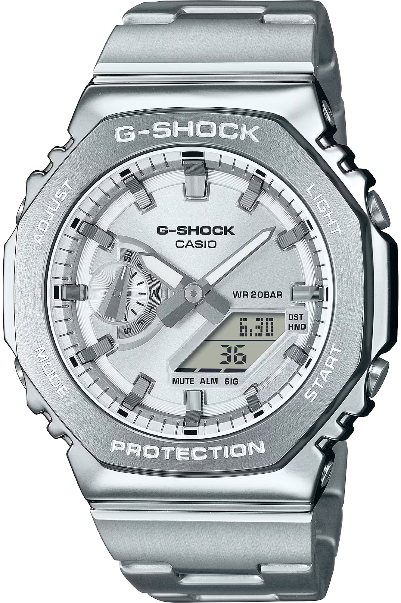 Casio GM-2110D-7AER Uomo Grigio 148369