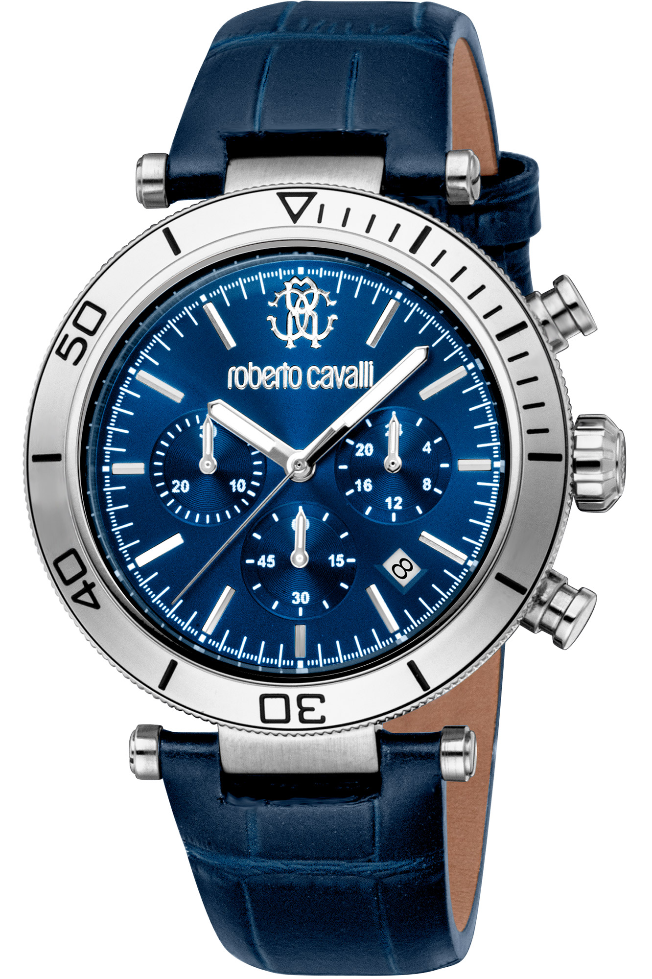 Roberto Cavalli RC5G128L0025 Uomo Blu 152101