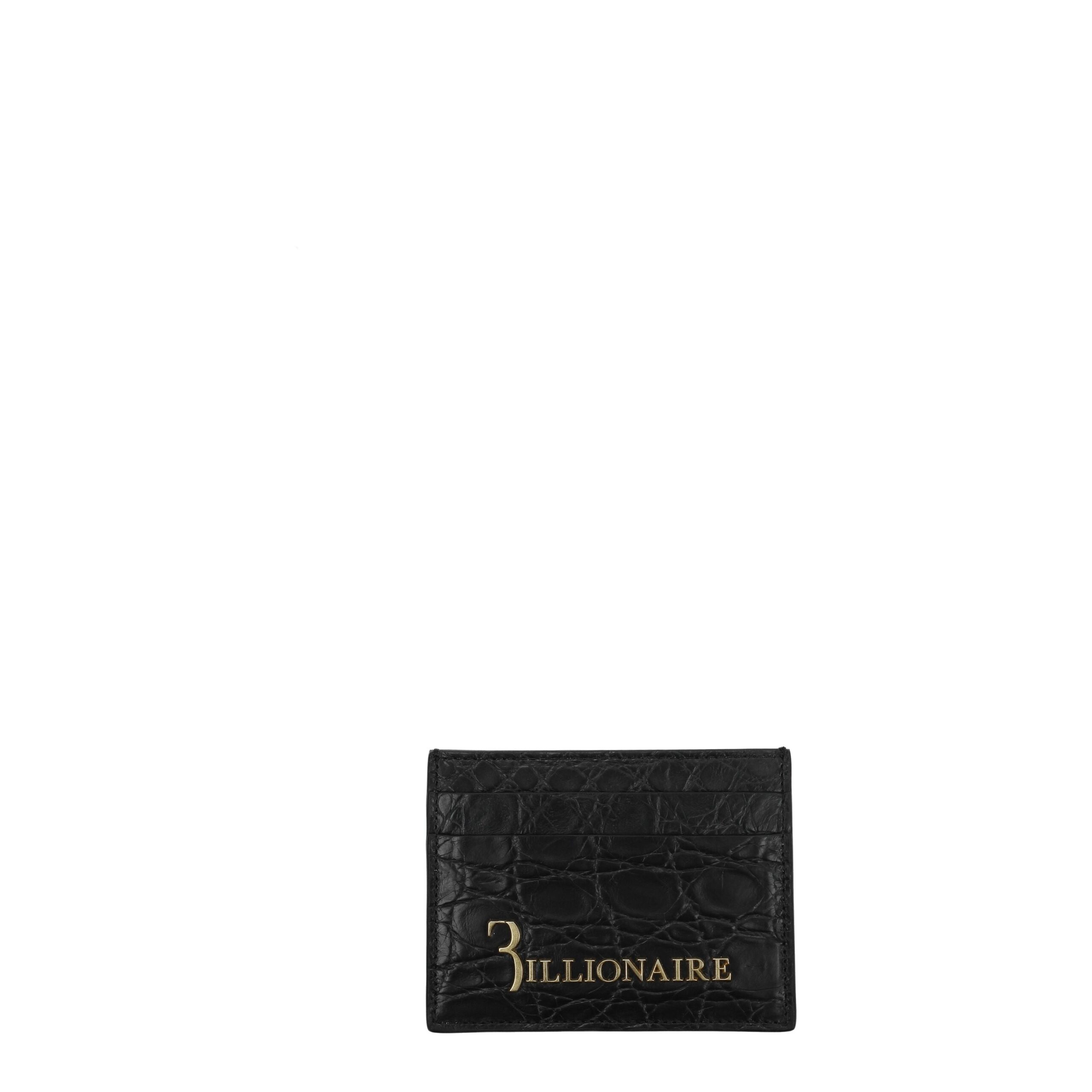 Black Crocodile Cardholders