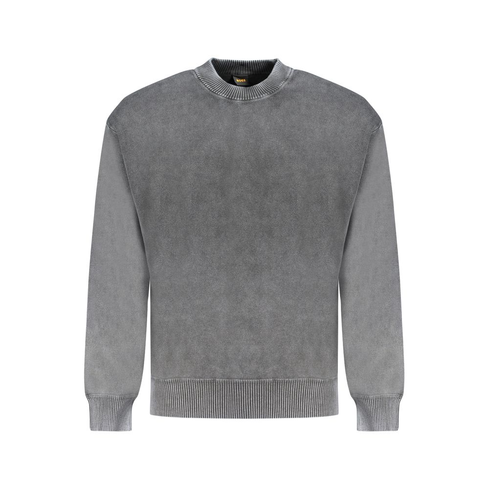 Black Cotton Sweater